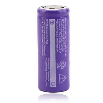 3,7 V 26650 8800mAh Li-ion Genopladeligt Batteri, Til LED Lommelygte Torch Li-Ion Fakkel Sikker og miljøvenlig 1