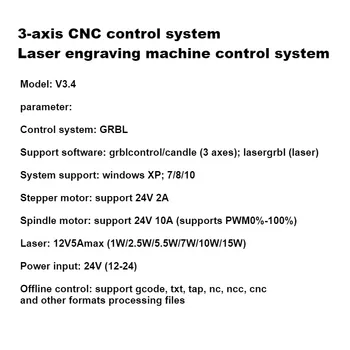 3 Akse GRBL 1.1 J CNC Router Maskine Laser Gravør Control Board,DIY USB-Port Controller-Kort 9651