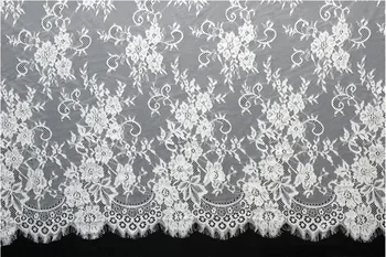 3 meter store high-end lace wedding dress eyelash lace bryllup tøj undertøj blonder Diy Afrikanske lace stof engros 1