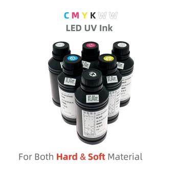 3000ml LED-UV Blæk Neutral UV-Blæk Til Epson L805 L1800 R290 R1390 R2880 XP600 DX5 DX7 DX9 Print Hoved Inkjet-UV-Flatbed Printere 2