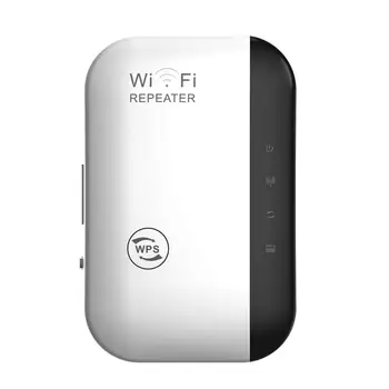 300Mbps WiFi Extender Signal Booster Lang Række Dækning af Trådløst Internet Forstærker Dækker 15 Enheder, 5228