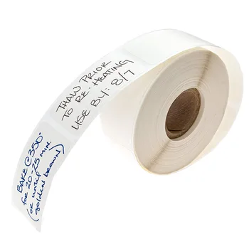300Pcs/rulle Hvid Blank Papirvarer Mærkat Skrivbar Label Tilpasse Mærkat Scrapbooking, Håndlavede Emballage DIY Gave Stickers 1