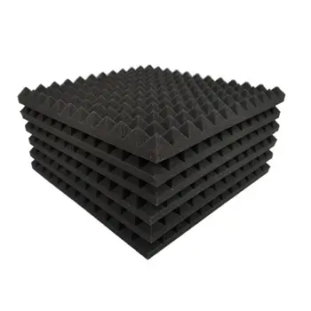 300x300x25mm 10stk Studio Akustisk Lydisolerede Skum Pyramide lydabsorption Behandling Panel Fliser Kile Svamp Audio-Optagelse 0