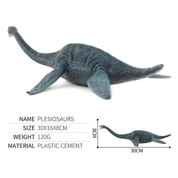 30cm Plesiosaurer Dinosaur-Modeller i dyremodeller Pædagogiske Indsats Tal Samling Legetøj Gaver 0