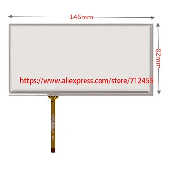 30stk+DHl-6tommer 4wire 146*82 Kontakt for Pioneer AVH-X1500DVD/X2550BT/X1600DVD Touch Skærm, GPS GLAS kompatibel +forlængerledning 1