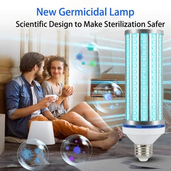 35W Bakteriedræbende UV-Lampe Sanitizer E27 Led UVC-Desinfektion Pære Kontrol 99% Antibakteriel Sats 0