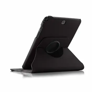 360 Graders Roterende PU Læder Flip Cover, etui Til Samsung Galaxy Tab med EN 9,7 SM-T550 T551 SM-T555 T550 TabA 9.7 Tablet Tilfælde Glas 5