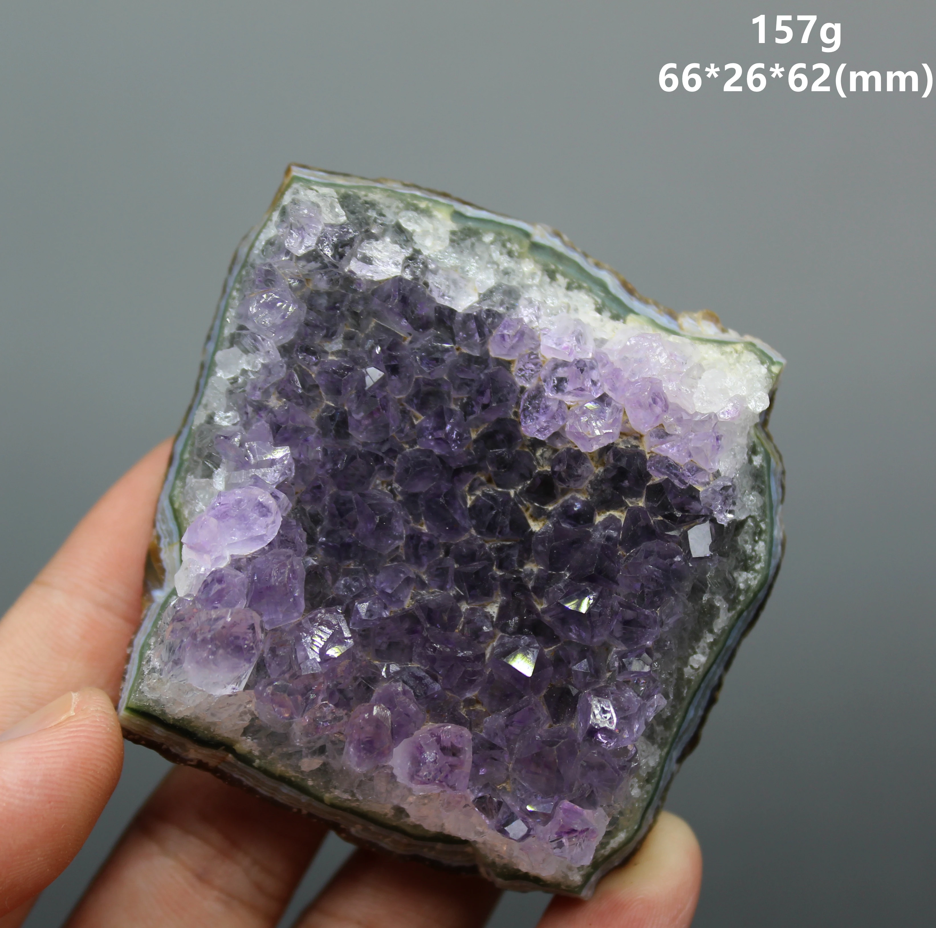 Naturlige Uruguayanske ametyst klynger mineral prøve Kvarts Sten og krystaller, Healing krystal 2