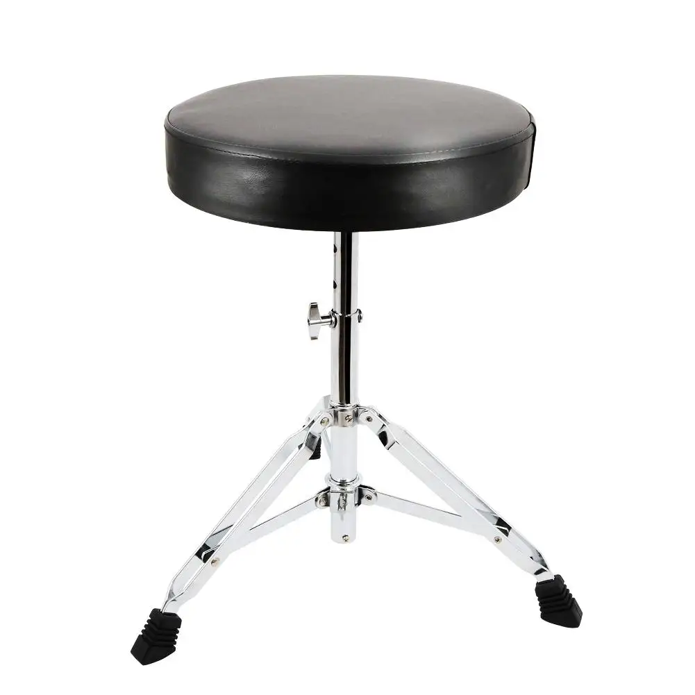 Universal Drum Throne Polstret Tromme Seat Portable Højde Justerbar Trommespil Afføring for Børn & Voksne 2