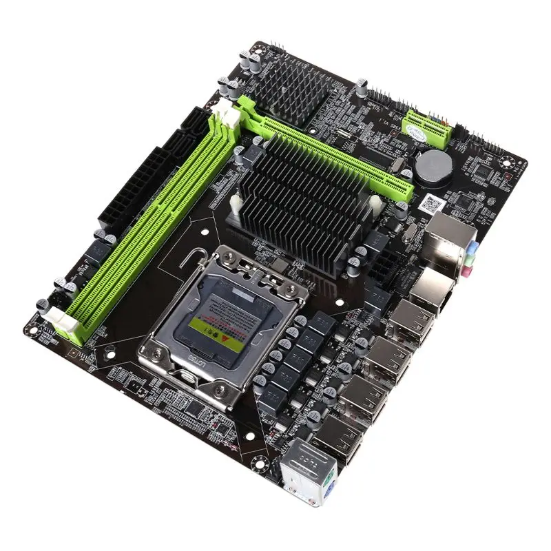 X58 LGA 1366 Bundkort Understøtter REG ECC Server Hukommelse og Xeon-Processor, Bundkort 2