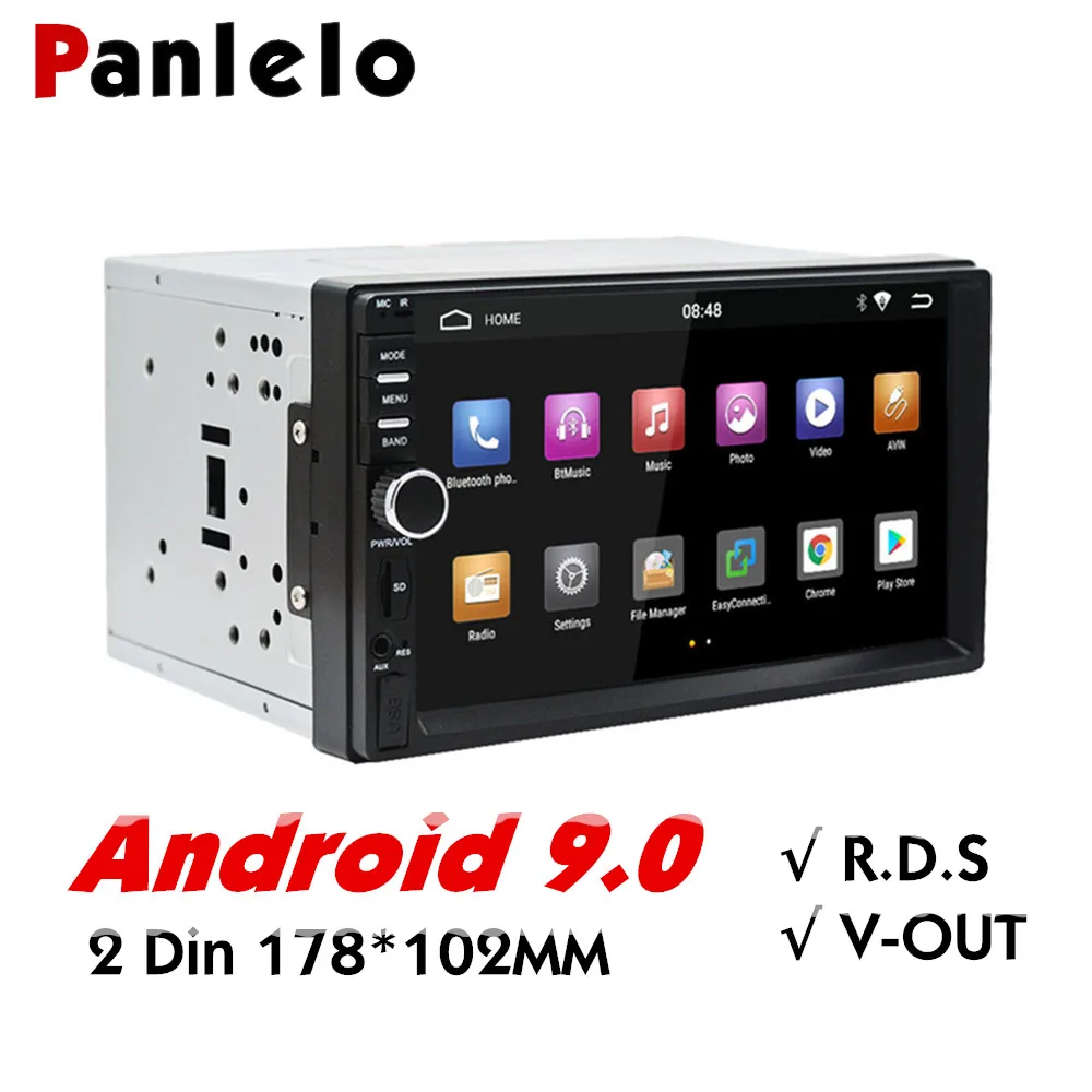 Panlelo 2 Din Android Auto Radio 7 Tommer Bil Stereo Lyd 1080P med Bluetooth, Wifi FM AM Radio, Video-Afspiller, GPS-Navigation 2