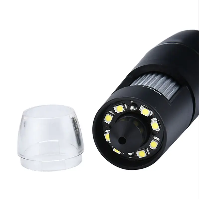 WiFi 1000X Digitalt Mikroskop med 8 LED Lys Forstørrelsesglas Video Kamera Til iPhone iOS/Android 37MB 2