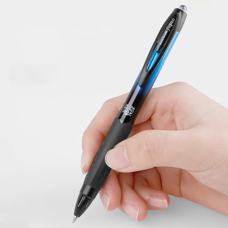 3Pcs/5pcs UNI UMN-307 Gradient Limited Edition Tryk Gel Pen Studerende Sort Test Pen 0.38/0,5 mm 2