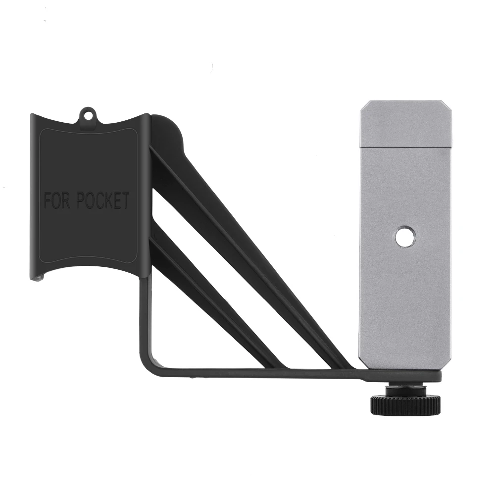 Foldbar telefonholder Adapter Clip Selfie Montere Metal Stativ Med Strop til DJI Osmo Lomme 2 Håndholdte Kamera Gimbal Tilbehør 2