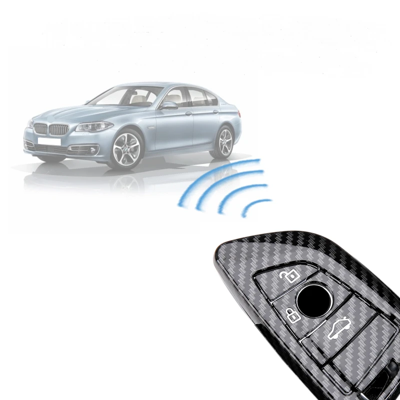 Mode ABS Carbon fiber Blank etiket Bil vigtig Sag For BMW 1 2 3 4 5 6 7-Serien, X1, X3 X4 X5 X6 F30 F34 F07 F10 F20 G30 F15 F16 2