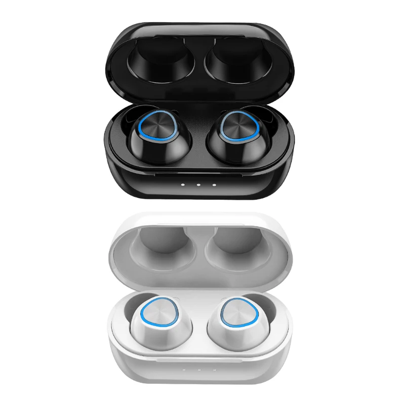 REMAX TWS-16 3D Stereo Øretelefoner Trådløse Bluetooth-5.0 Mini Headset I Øret Sport Hovedtelefoner med Opladning Box, til Android / IOS 2