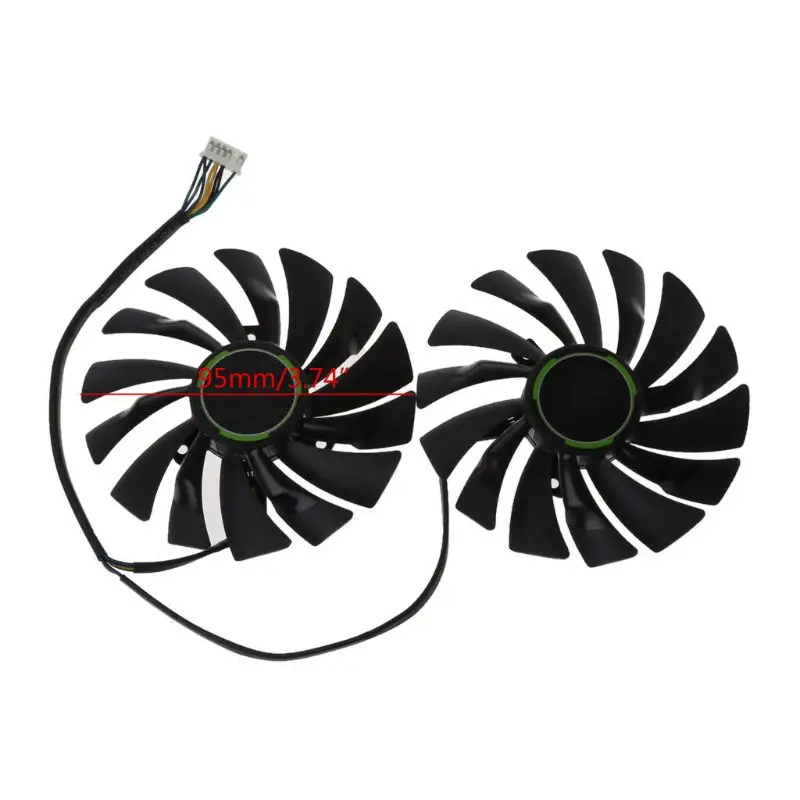 95MM PLD10010S12HH 6Pin Grafik grafikkort Køler Fan VGA-Fan For MSI GTX970 GeForce GTX 970 Dual Fans Twin Cooling Fan 2