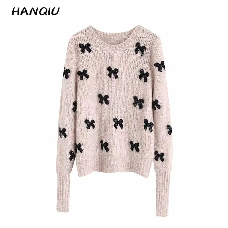 2019 Kawaii bue strikket sweater kvinder bløde trøjer streetwear koreansk mode oversize sweater kvinder vinteren toppe ropa mujer 2