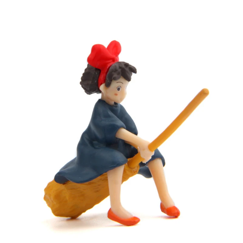 Magic Girl Kiki Miniatura Dukkehus Have Hjem Bonsai Dekoration Mini-Toy Miniature Harpiks Håndværk Ornamenter Micro Indretning og DIY 2