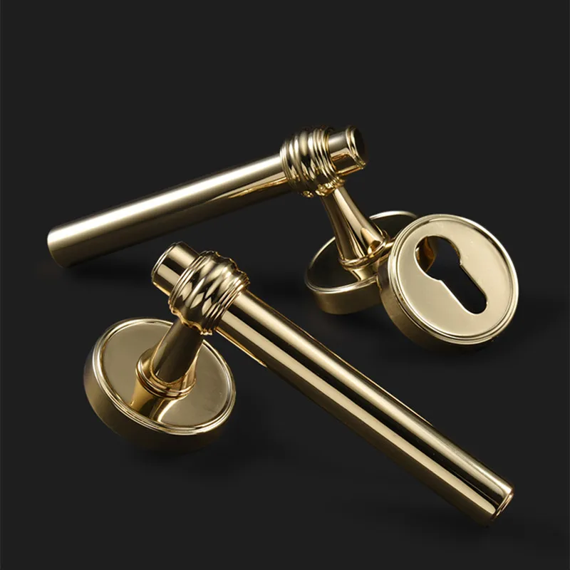 Høj Kvalitet Moderne Guld Indvendige dørhåndtag Døren Hardware Håndtag til Indvendig Dør 2
