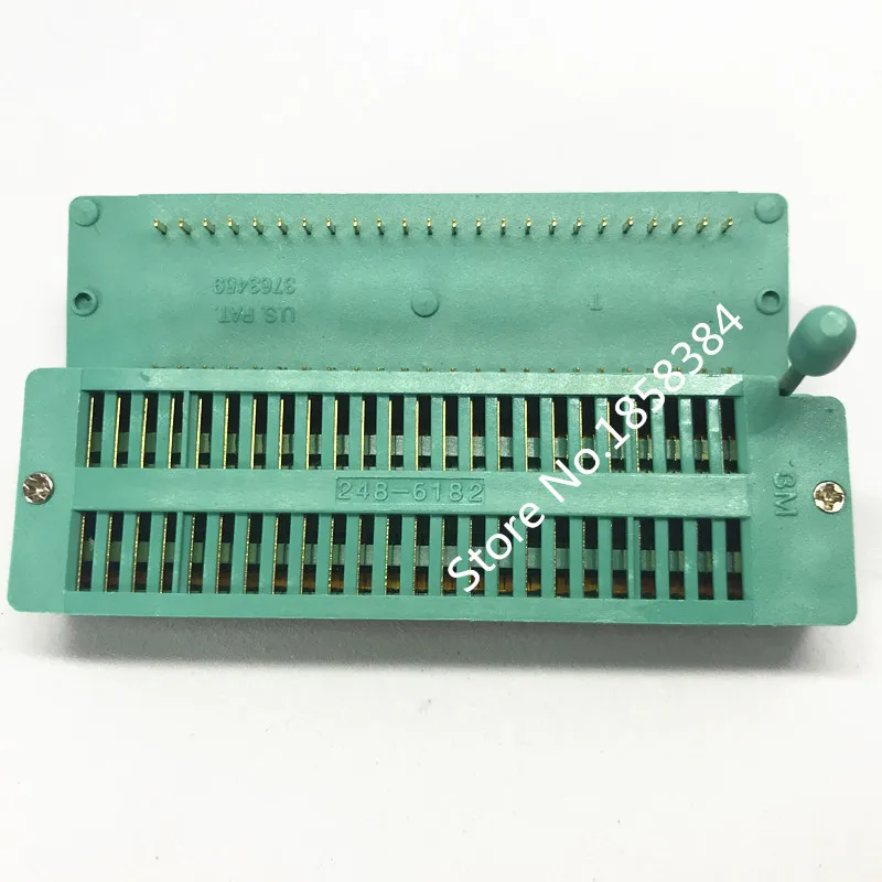 Gratis forsendelse 2Pcs/Masse 3M Guld DIP 48 Pin 48Pin Universal ZIF IC Socket 12268 2