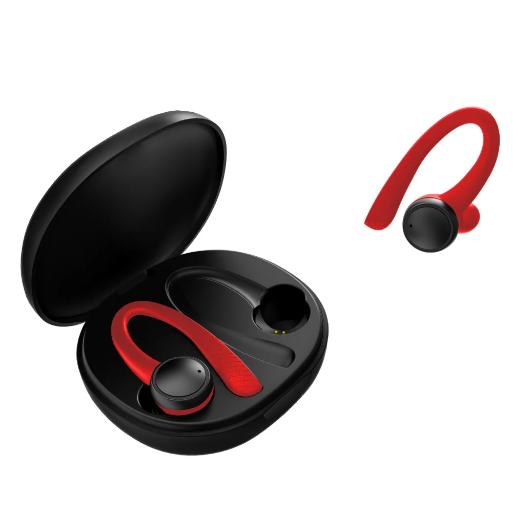 T7 TWS Trådløse Bluetooth-5.0 Headset Musik Hi-Fi-Stereo hovedtelefon Motion Mobiltelefon HD In-Ear øresnegl Anti-manisk Headset 2