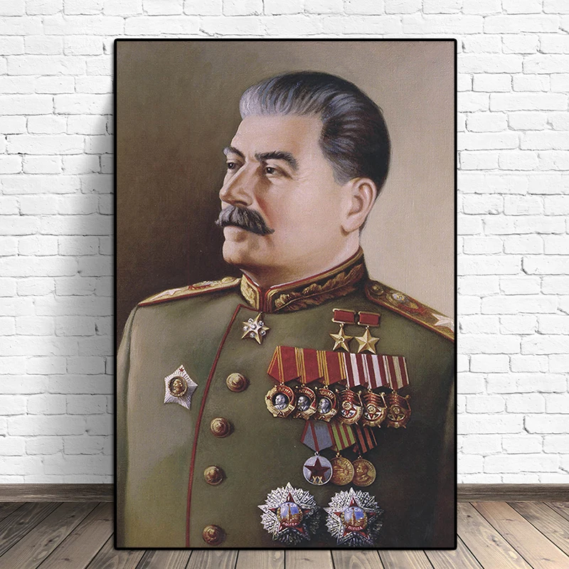 Joseph Stalin Portræt HD Væg Kunst, Lærred, Plakater, Print Maleri Væg Billeder for Moderne Stue Hjem Dekoration Kunst 2