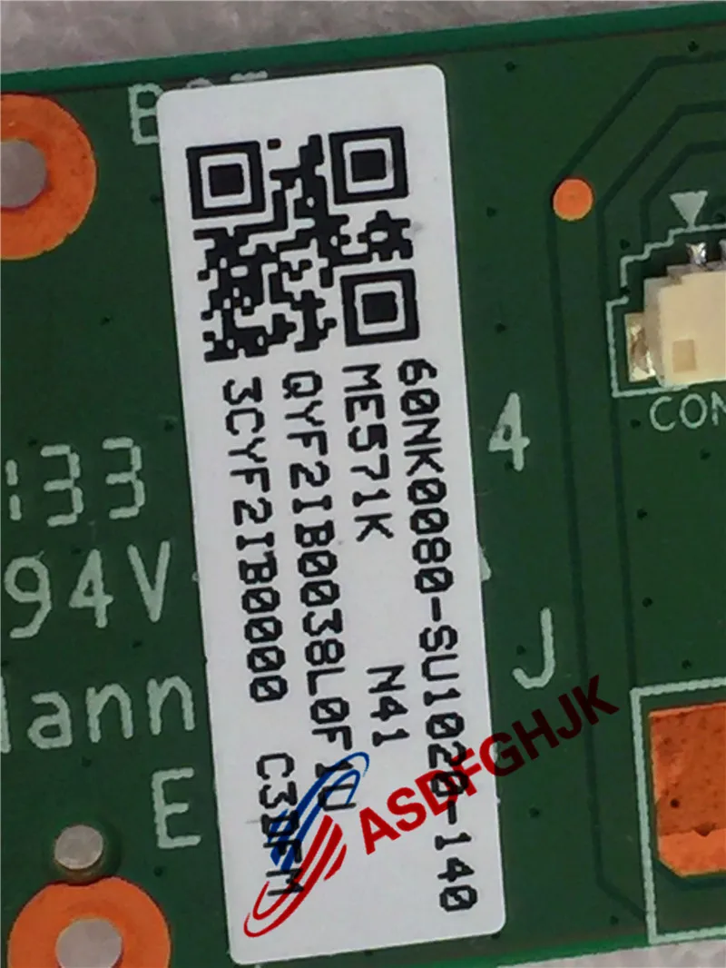 Original TIL ASUS FOR Nexus 7 ME571K USB oplader touch control board ME571K_SUB 14010-00330800 OK fuldt ud testet 2