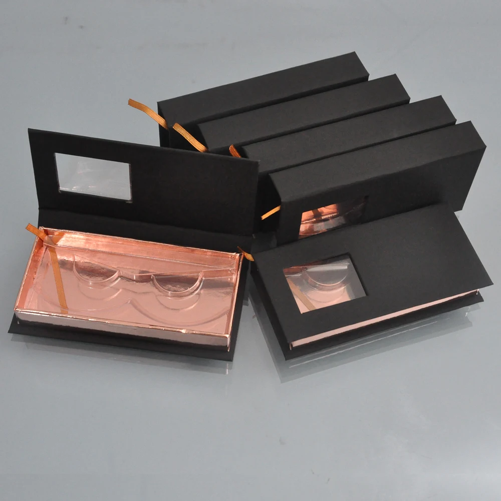 100pcs/pack Engros Eyelash Emballage Lash Kasser Emballage brugerdefinerede logo Faux Cils 25mm Mink Vipper Pakke Tilfælde Bulk Sælger 2