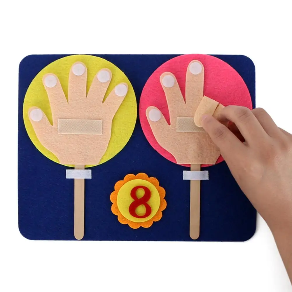 Børnehaven Matematik Pædagogisk Legetøj Finger Tal Sæt Barn Undervisning Toy Pædagogisk Innovation Toy 2