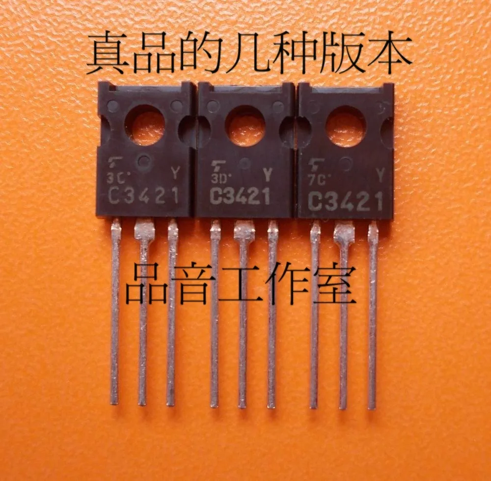 10pair TOSHIBA 2SA1358 2SC3421 TIL-126 Transistor A1358 C3421 Y Audio Forstærker 2SA1358-Y 2SC3421-Y-Lyd par rør 2