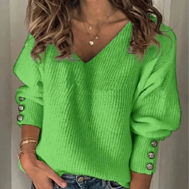 Kvinder Sweater Syning, Patchwork-Farve Komfort Sweater Damer Jumpere 2021 Mode Sexet Slank Strikket Pullover Kvinde Tøj 2