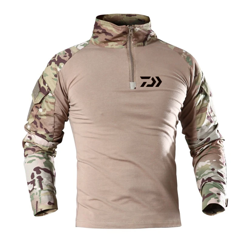 2020 Daiwa Ropa Pesca Python Camouflage Lange Ærmer Patchwork Fiskeri Shirt Hurtig Tørring Og Åndbar Jakke Fiskeri Tøj 2