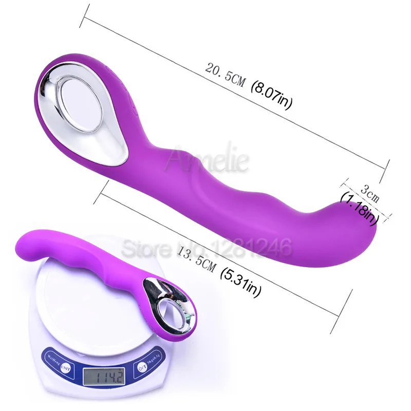USB-Genopladeligt G-Spot Vibrator-AV-Stang Magic Wand Kvindelige Onani Klitoris Vibrator Dildo Body Massager Erotisk sexlegetøj til Kvinde 2