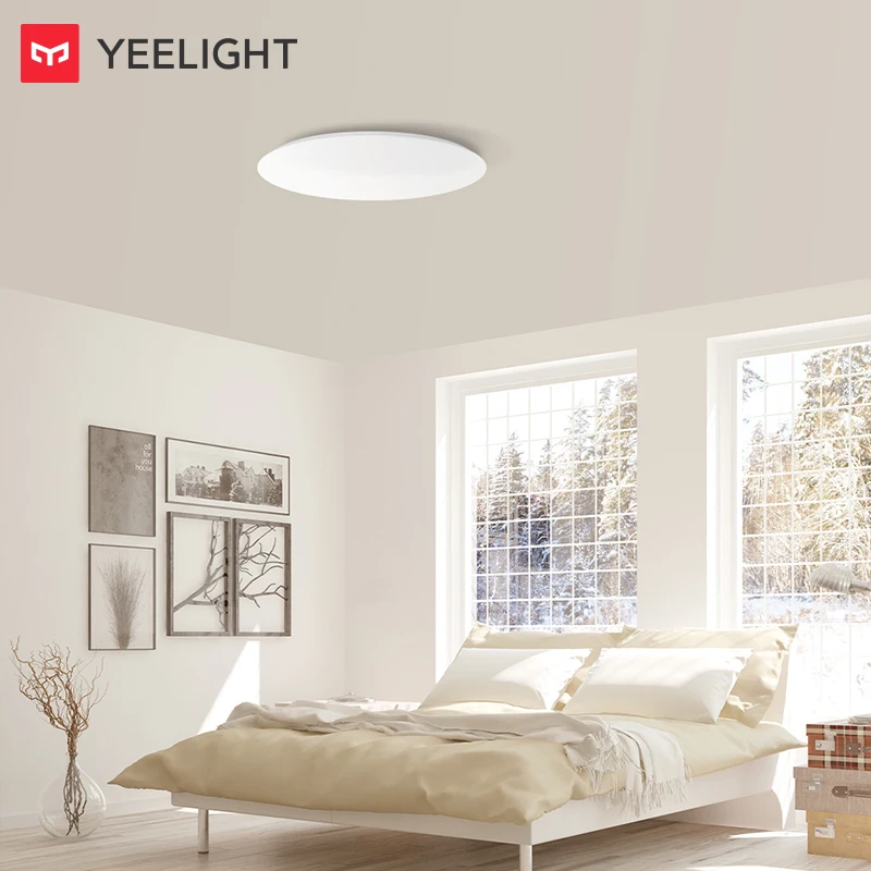 Smart loft lys til stuen, spisestuen, soveværelse med justerbar farve temperatur og lysstyrke ylxd17yl 2