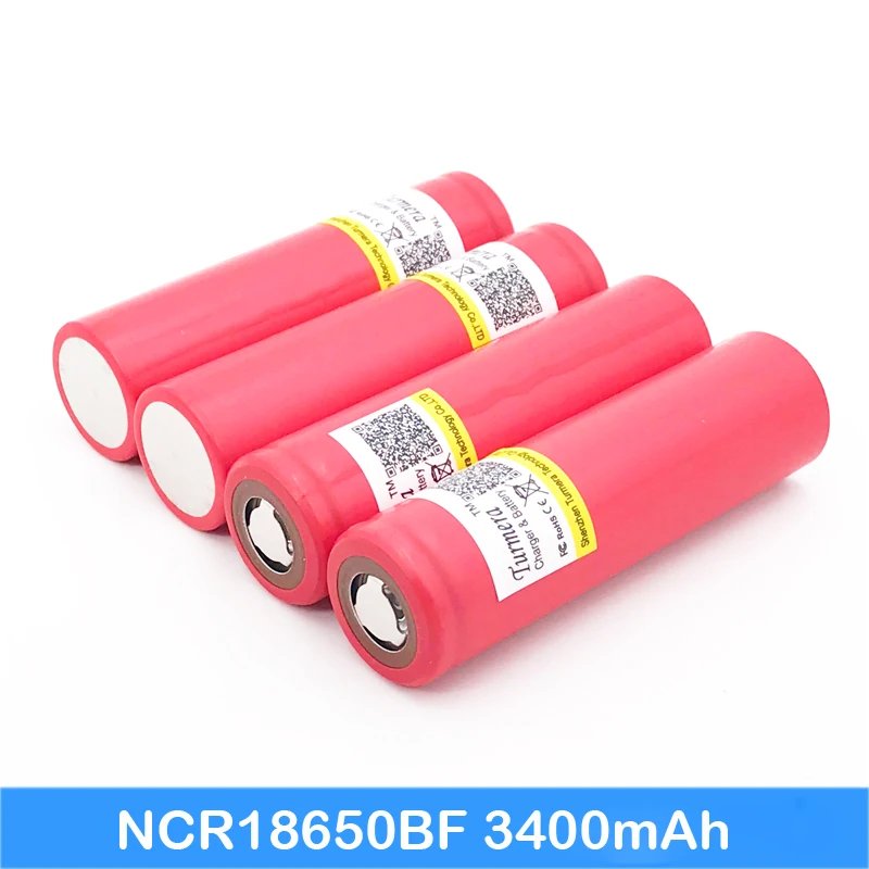 18650 batteri 3400mah høj kapacitet batteri Oprindelige 3400 mAh genopladeligt Li-ion batteri 3,6 v Batteri NCR18650BF JUN20 2