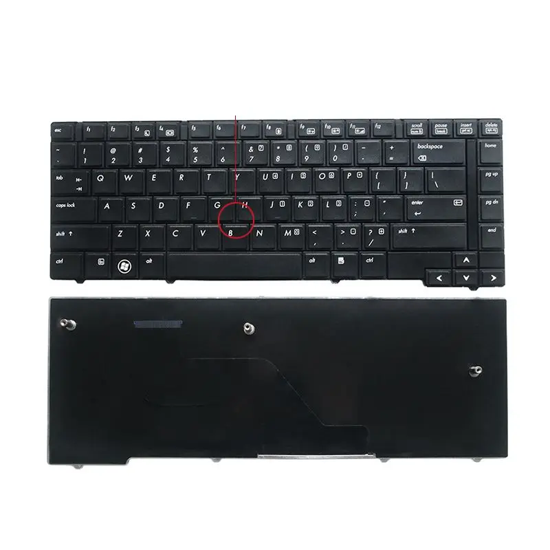 Ny engelsk laptop tastatur TIL HP 8440P 8440W ' 8440 OS Sort 2