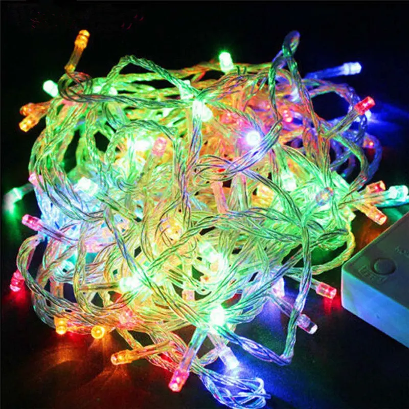 20M Vandtæt 110V/220V 200 LED ferie String lys til Christmas Festival Party Fe Farverige Xmas Udsmykning LED String Lys 2