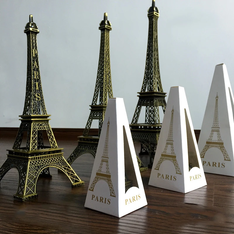 3D Harpiks Ornamenter France Eiffel Tower Paris Mønster Køleskab Magnet Rejse Souvenir Gaver, boligindretning Harpiks Håndværk Forsyninger 2