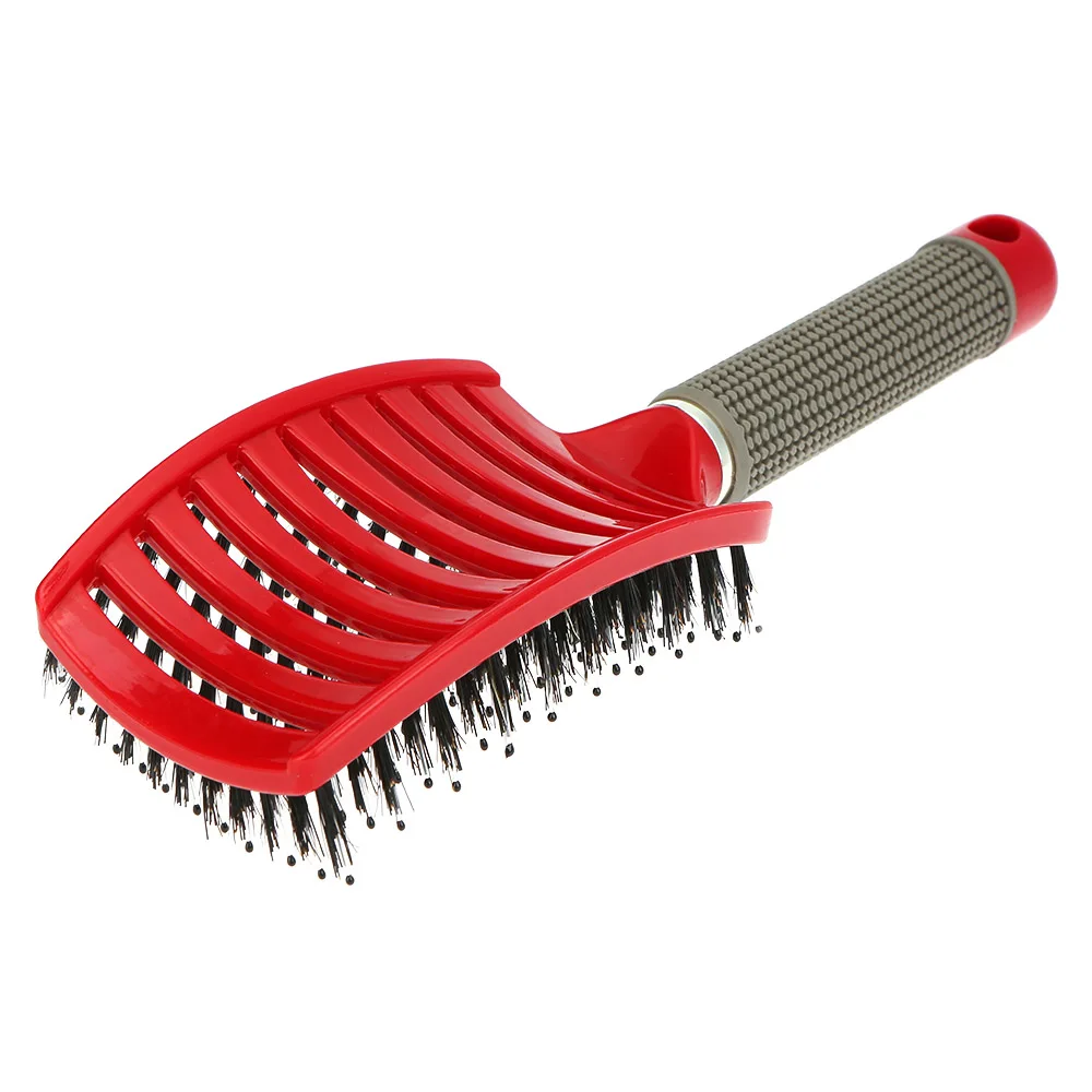 Legeme Billige Hair Brush Børste Nylon Hårbørste, Hair Combs Kvinder Curly Hovedbunds Massage Kam til frisør-Frisør, Styling Redskaber 2