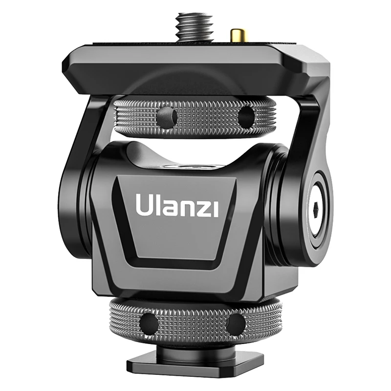 Ulanzi U-150 Universal DSLR-Kamera Monitor Mount 360 Rotation Justerbar Skærm Adapter med Koldt Sko 1/4 Skrue 2