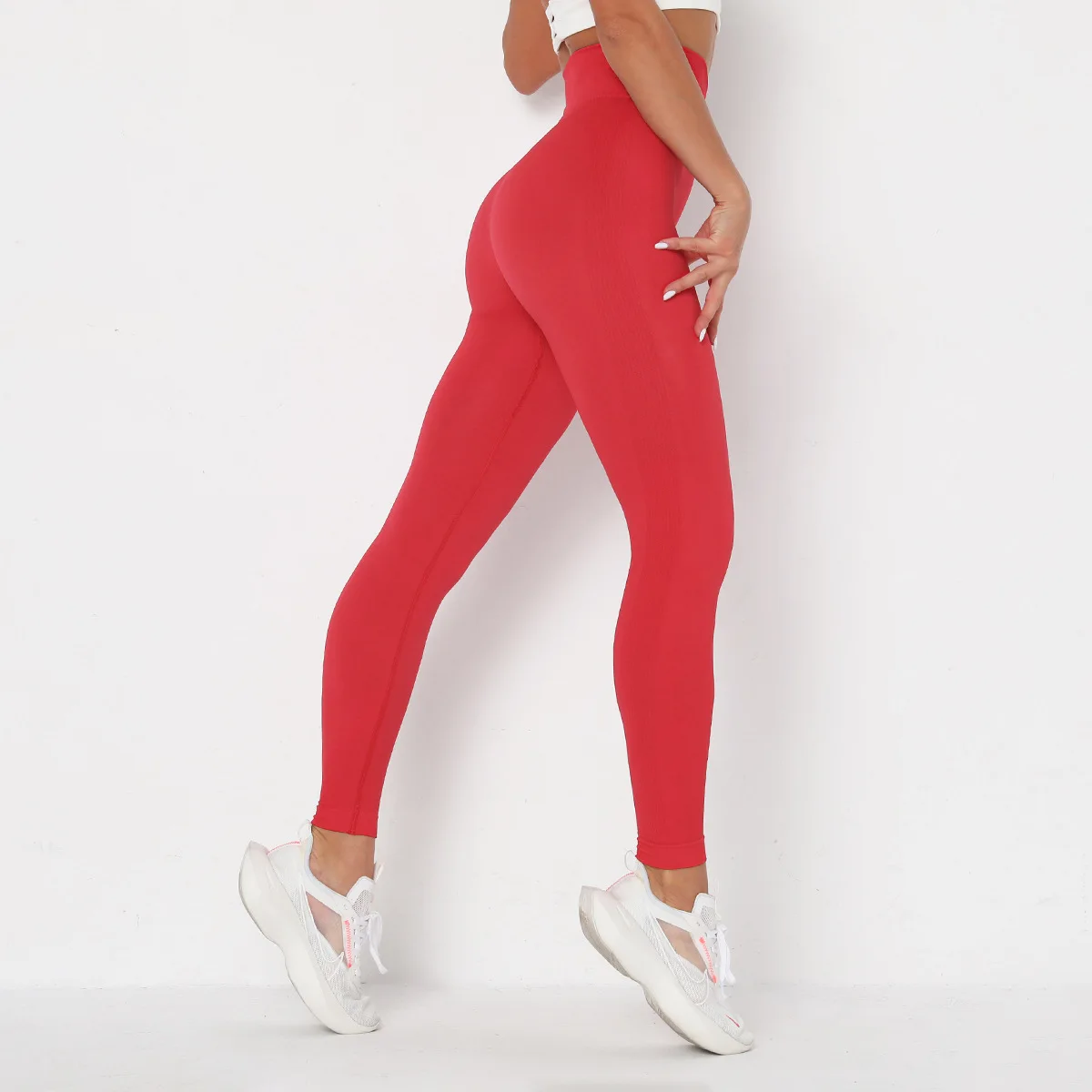 Høj Talje Kvinder Trænings-Og Legging Yoga Bukser, Sportstøj Solid Kører Yoga Bukser Energi Elastiske Bukser Gym Girl Tights 2