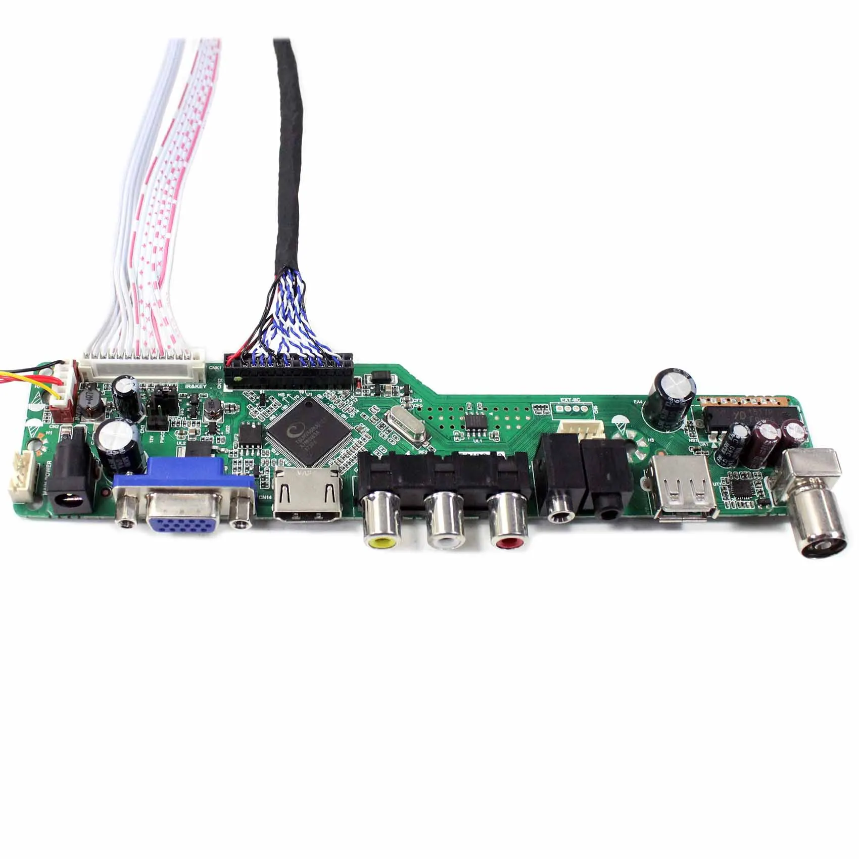 HD MI VGA USB-LCD-Controller Board Til 15.6