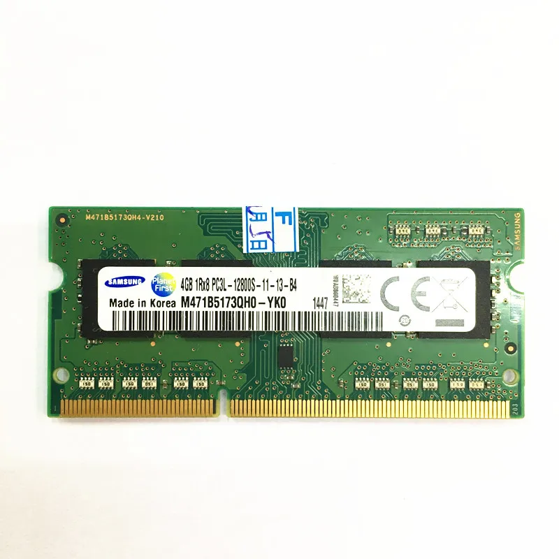 Samsung DDR3 4GB 1RX8 PC3L-12800S -11 Laptop ram ddr3 4gb 1.35 v anvendes i god stand 2
