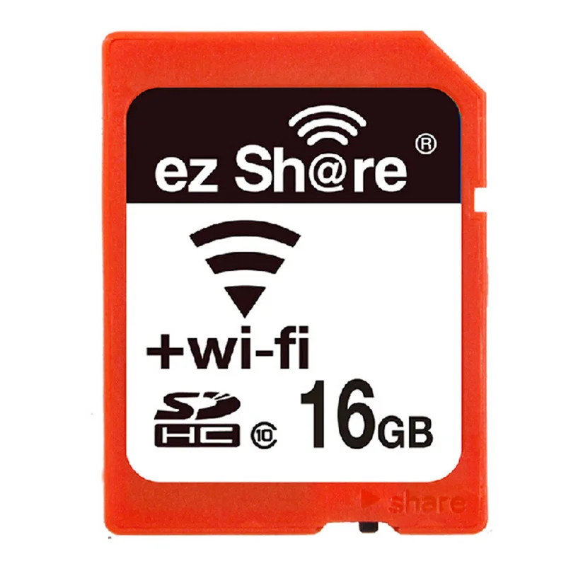 Ezshare WiFi SD-Kort Wireless WiFi TF Micro SD Til en SD Adapter, 8G 16GB 32G Kun Støtte 4GB 8GB 16GB 32GB Microsd-Kort 2
