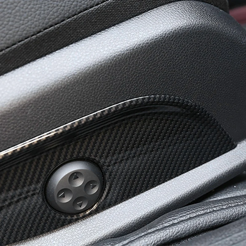 For Mercedes-Benz E C GLC GLS Klasse W212 W205 Carbon Fiber 4stk Bilen Sædet Justere Panel afbryder Knap Dæksel 2