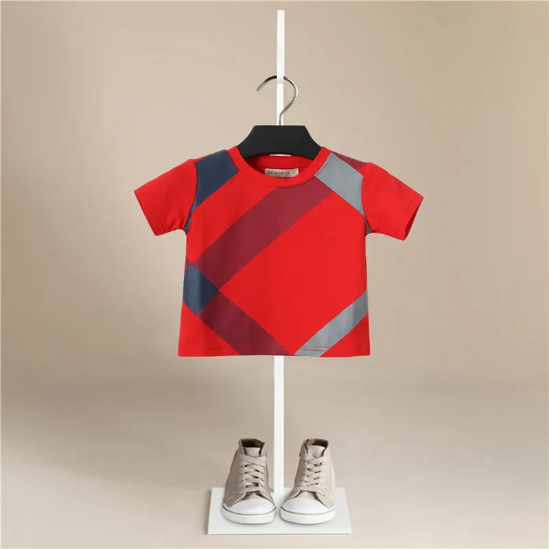 2019 Bomuld Baby Dreng Pige Sommer T-Shirts Nye Barn Komfortable Toppe Tee Børn Tøj Børn bebe baby tøj 2