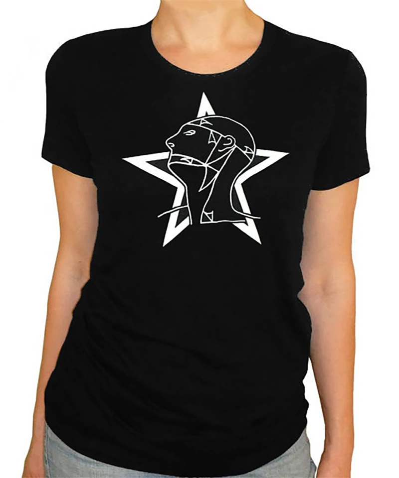 T-Shirt Gotisk Stil, Mode t-shirt t-Shirt Femme Toppe Plus Size Shirt Sisters of Mercy Punk Grafiske Tees Kvinder XS-3XL Black 2