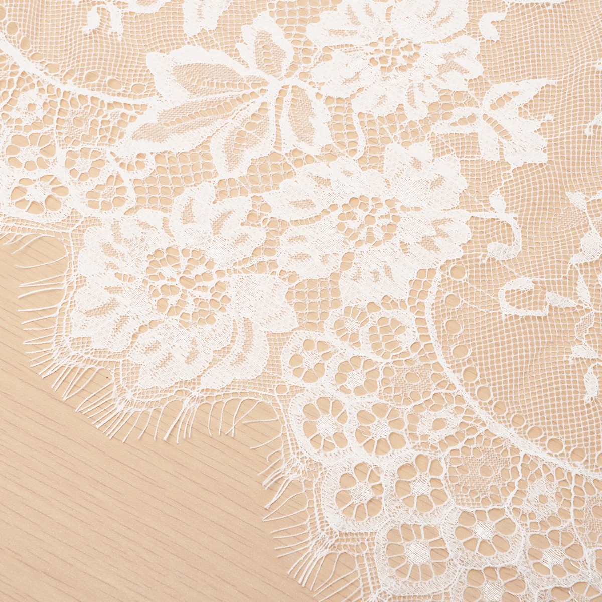 150*300cm Hvide Vintage dug Dekorative Blonder Dug spisebord Dække Klud Tekstil bryllupsfest Hotel Home Decor 2