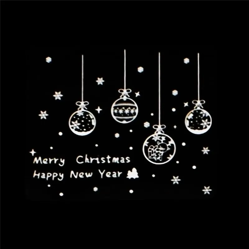 1stk Genanvendelige Snowflake-Vindue, Wall Stickers På Glat Væg Overflade Glædelig Jul Gave Hjem Shop Fremvise Indretning Ornament 2